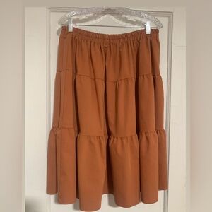 Eliyas Label Flirt skirt in Pumpkin spice